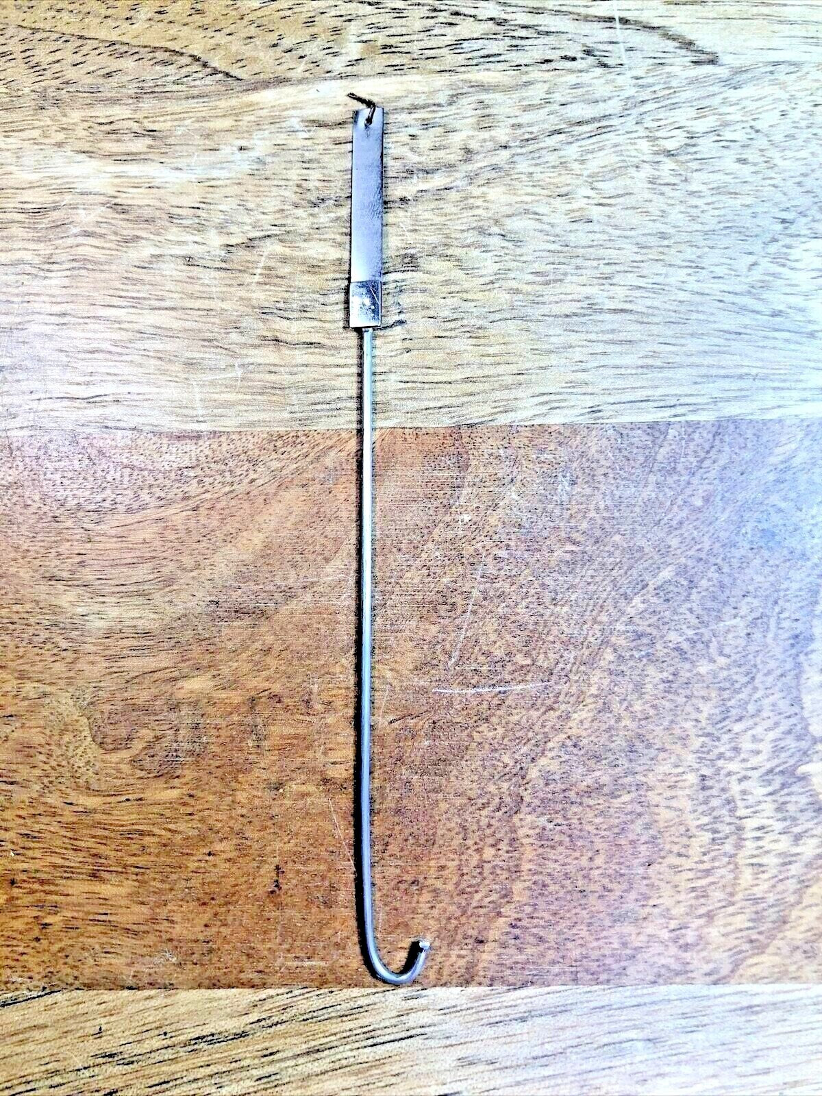 Gilbert Clock (Stamped 18) Pendulum Rod and Spring (See Pics to ID Mvmt) (K7277)