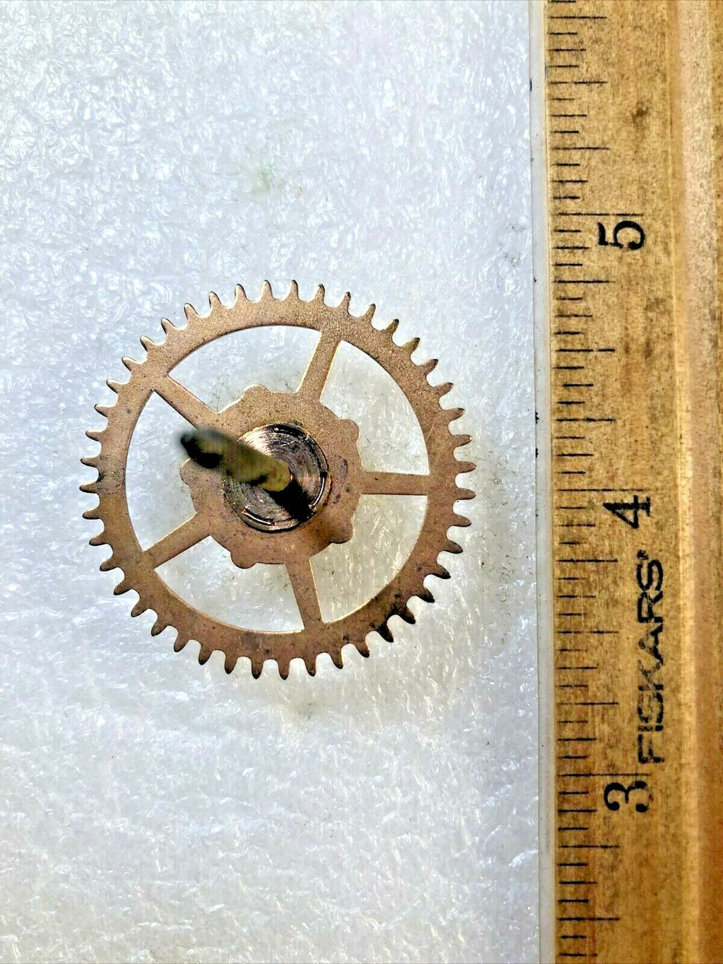 Sessions Clock Movement Time Side 4th Wheel (See Pics To ID Mvmt)   (K6563)