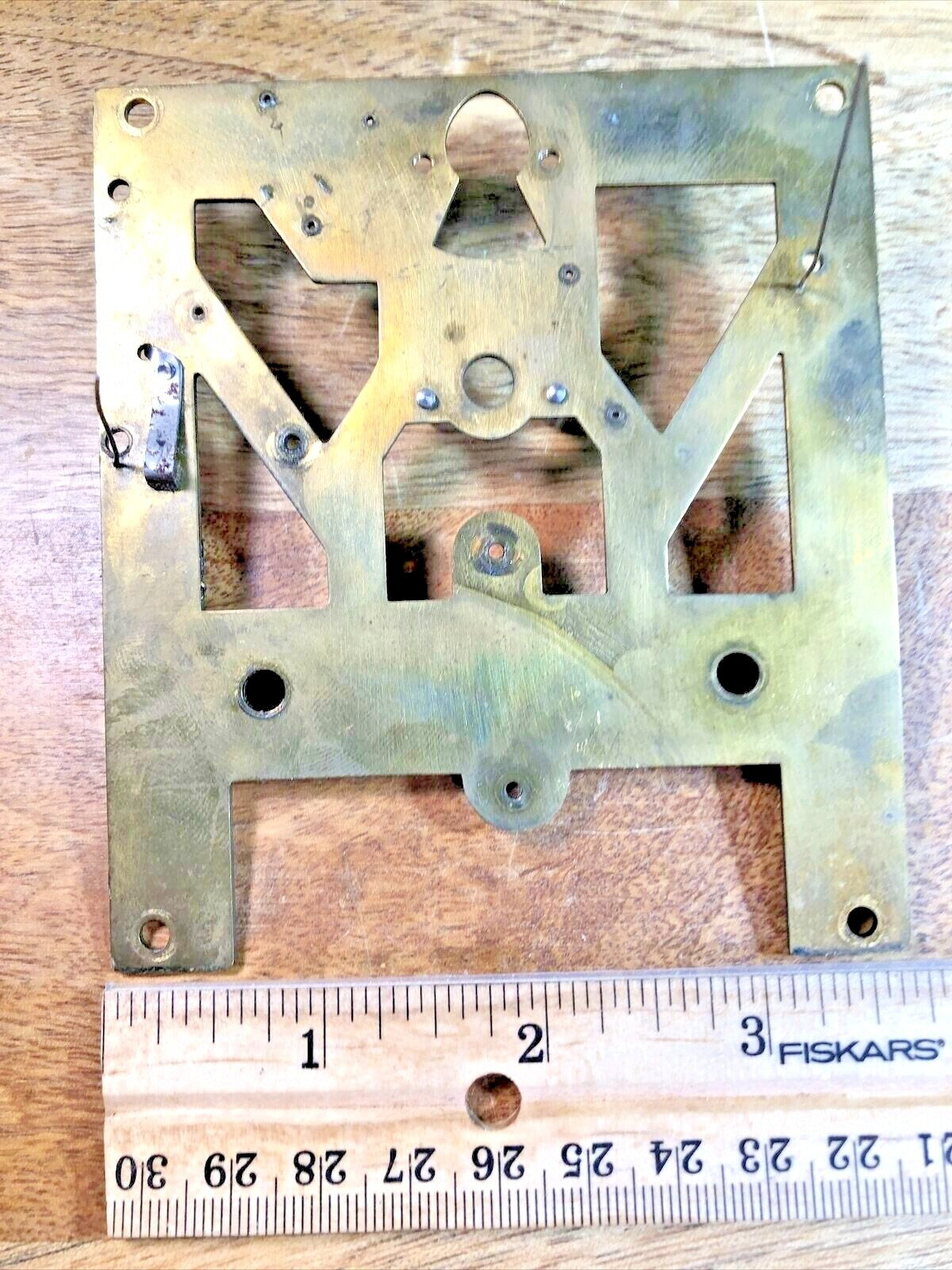 Mauthe Clock Movement (Stamped 45/100) Back Plate (Pivots Look Good) (K7390)