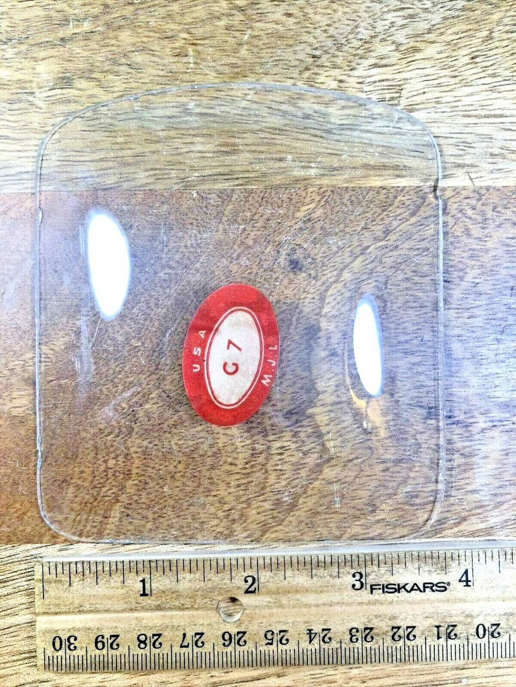 MJL G7 Convex Clock Glass (3.85" / 97.81mm X 4.37" / 111.10mm) (Lot K3053)