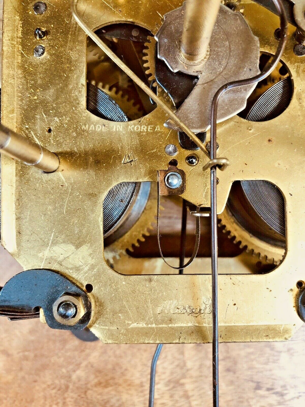 Korean Clock Movement Strike Side 5th Wheel (See Pics To ID Movement) (K6216)