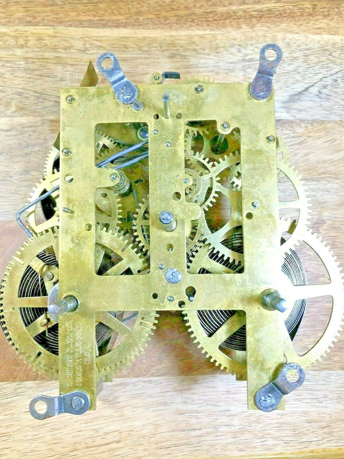 Old Sessions 8 Day Clock Movement Strike Count Wheel  (K2018)