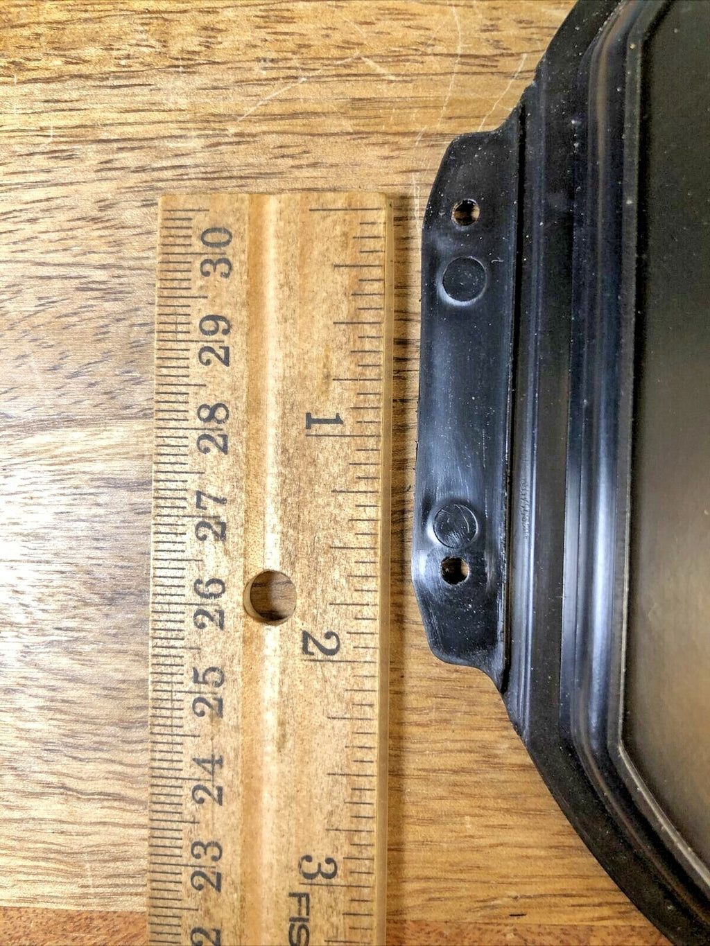 Plastic Mantel Clock Back Door  (K5986)