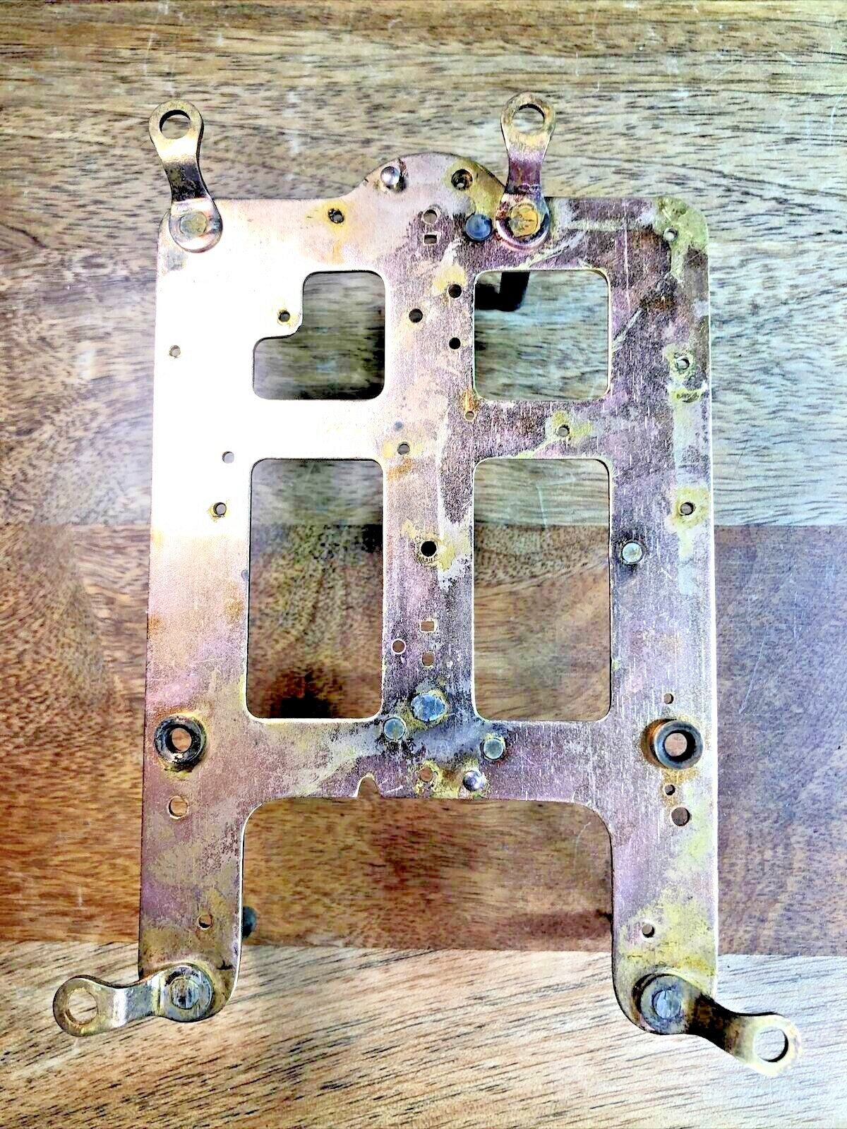 Seth Thomas 89D Clock Movement Back Plate (Pivots Look Good) (K7563)