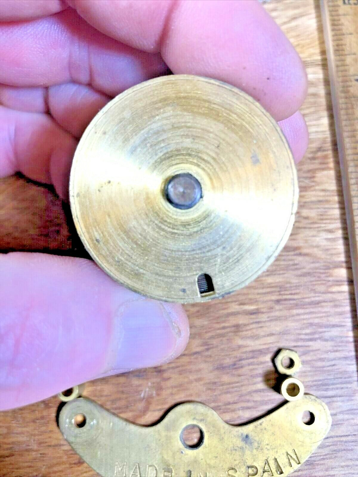 Spring Barrel and Spring (Springs Good) Stamped Made in Spain  39.8mm Dia  K5622