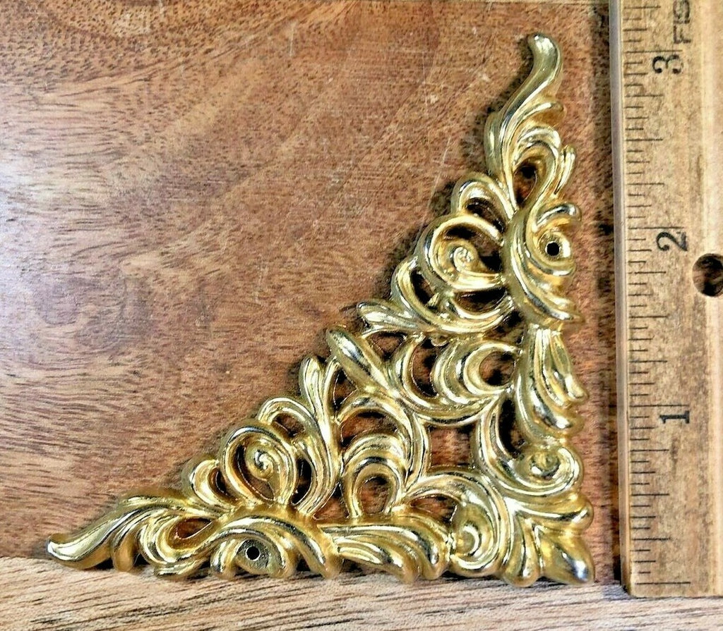 NOS Thick Brass Clock Case Decoration  (K7013)