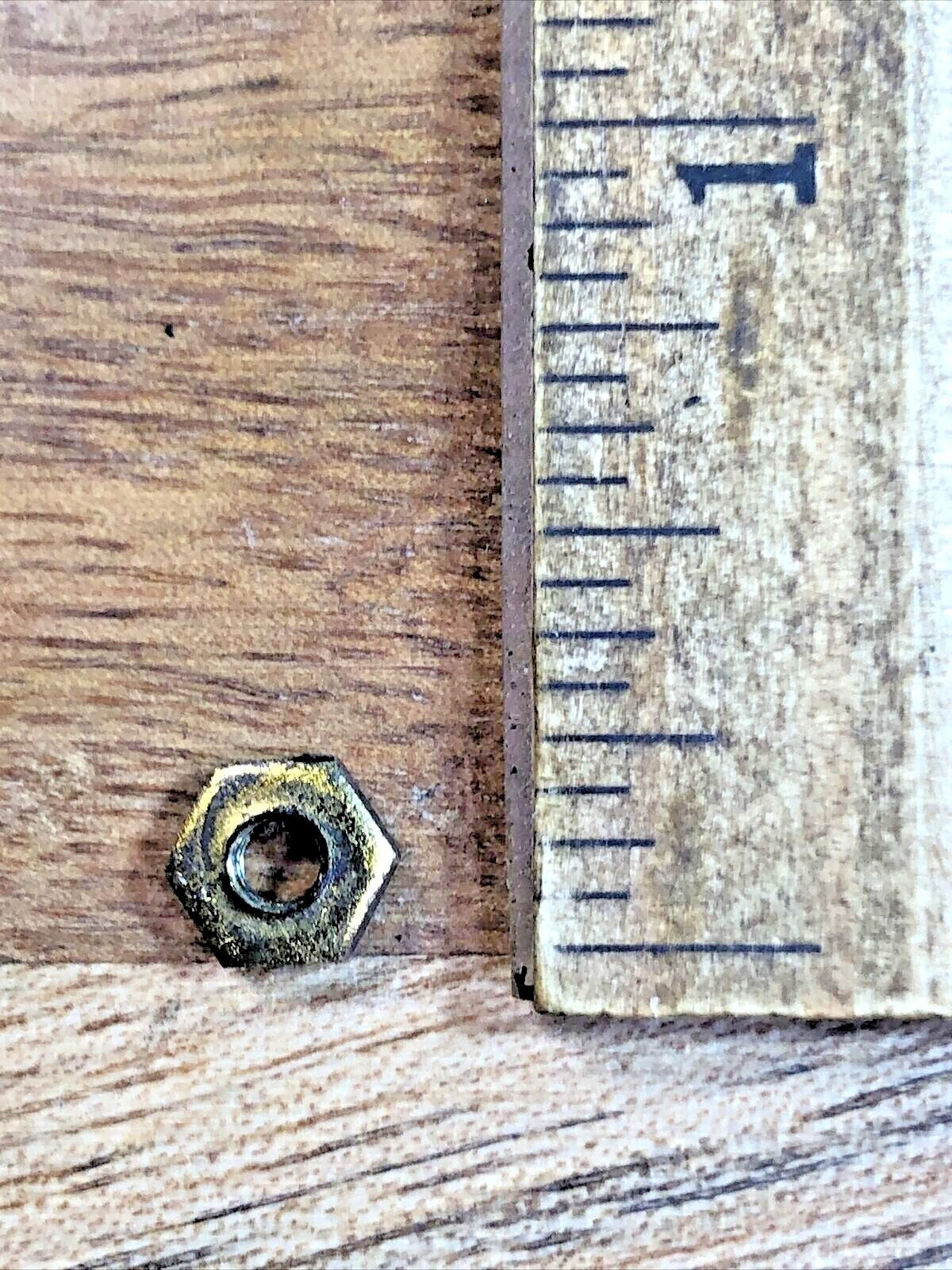 Ingraham (Pat. 1878) Clock Movement Pallet Nut (See Pics To ID) (K7183)