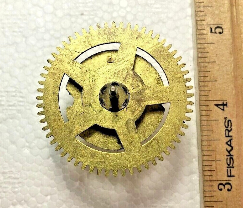 Old Seth Thomas 89I Clock Movement Strike Side 3rd Wheel         (K7745)