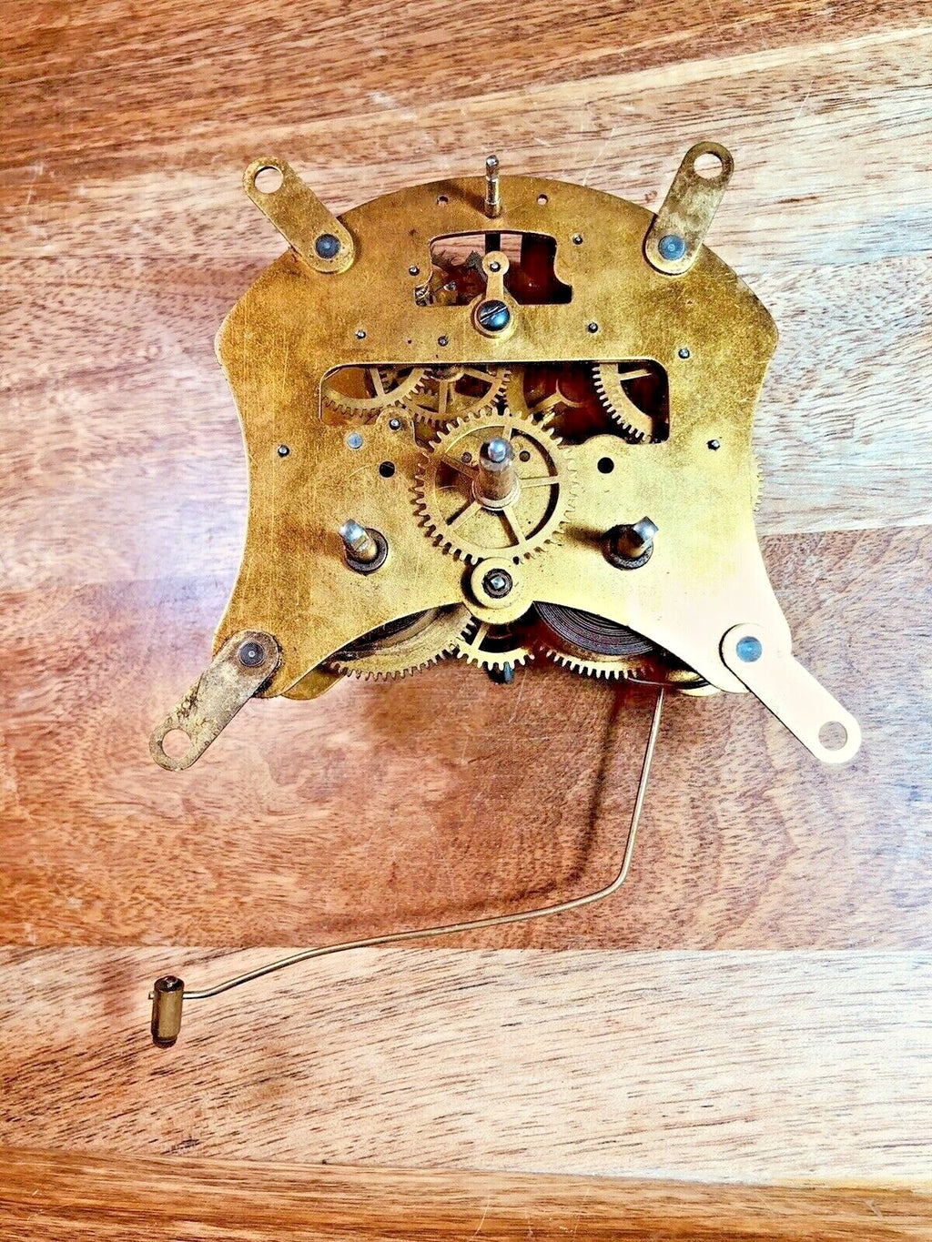 Old Waterbury "Marvel" Clock Movement Fan Assembly (See Pics To ID Mvmt) (K7656)