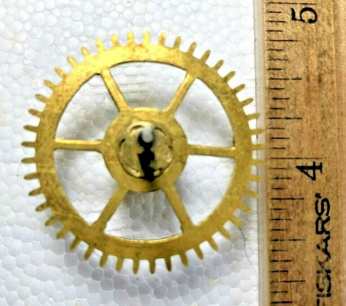 Seth Thomas 89I Clock Movement Time Side 4th Wheel (K6776)