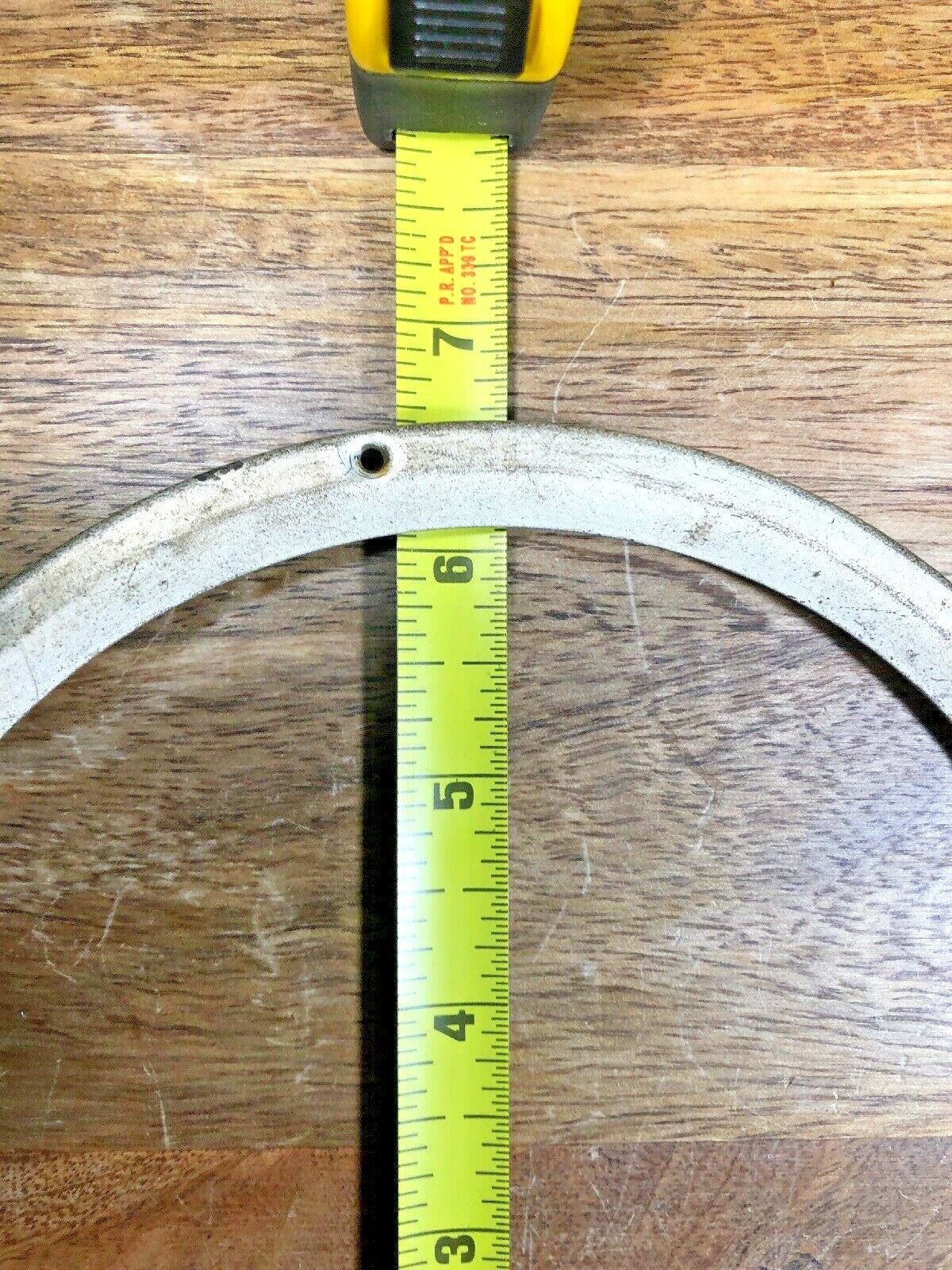 6.51 Inch Dia Metal Clock Dial Pan Trim Ring (Inner Dia 5.58 Inch)   (K9569)