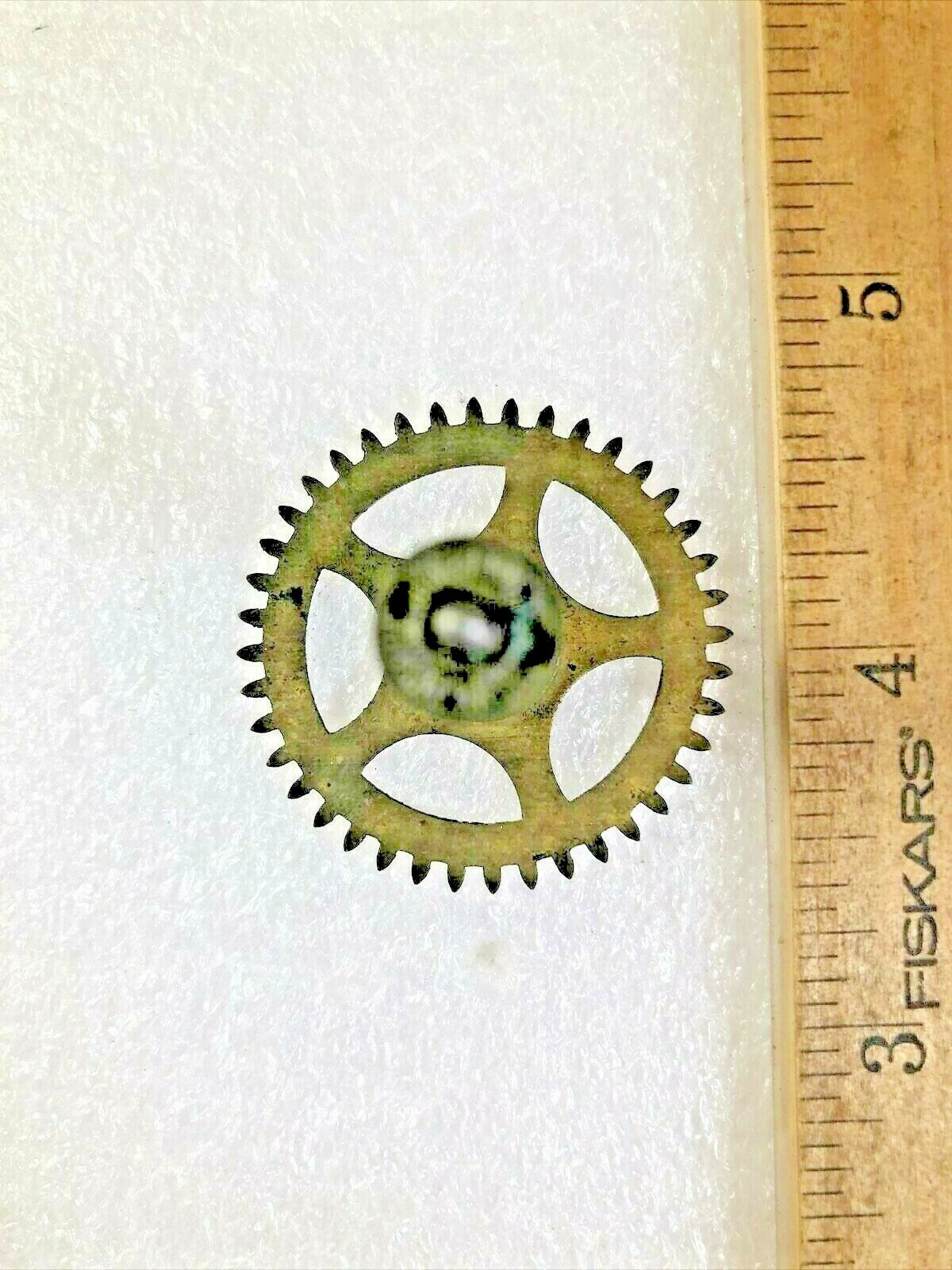 Old Gilbert 8 Day Clock Movement Time Side 3rd Wheel  (K5610)