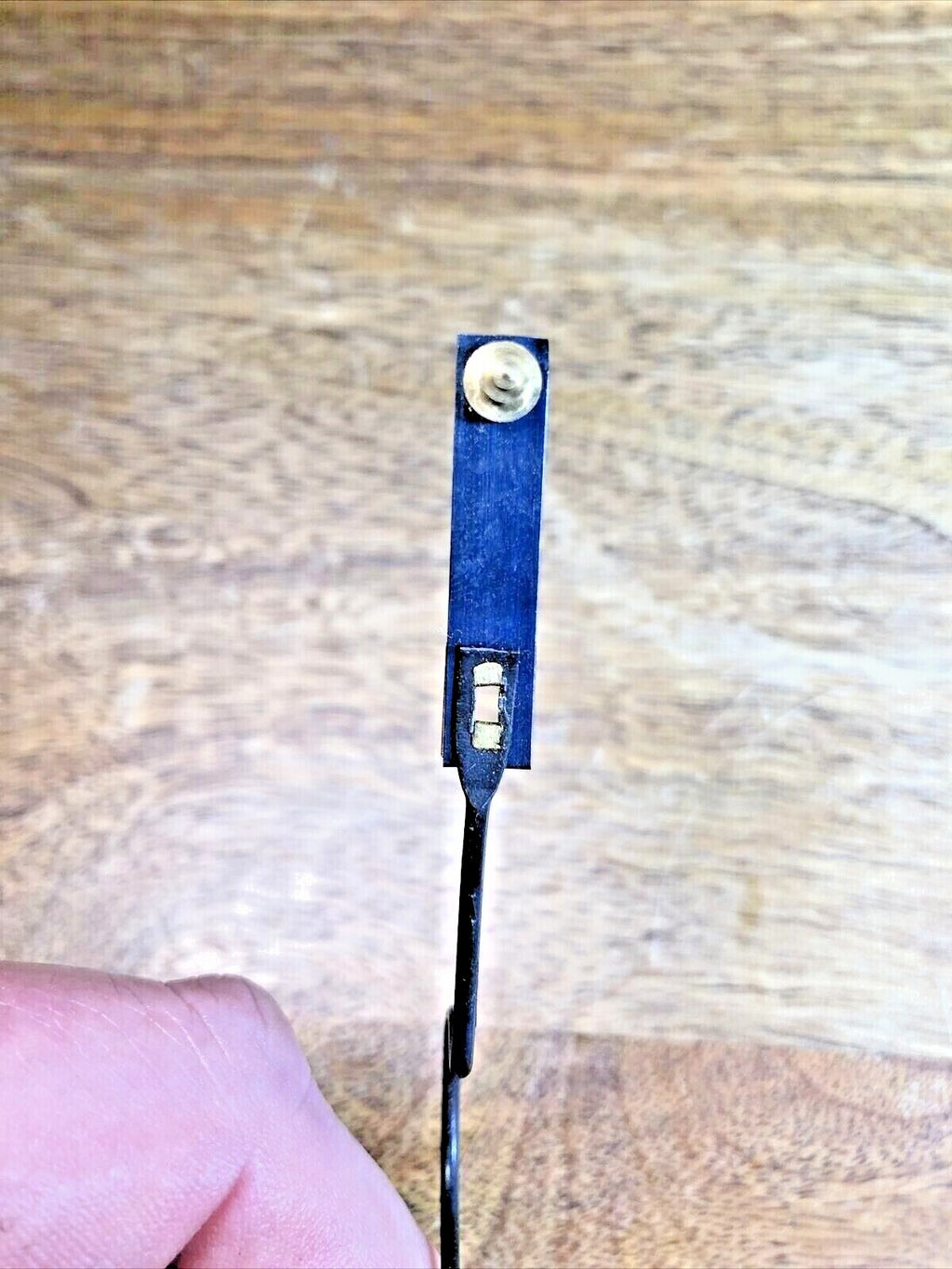 5 1/2 Inch Long Korean Clock Pendulum Rod and Spring (K7160)