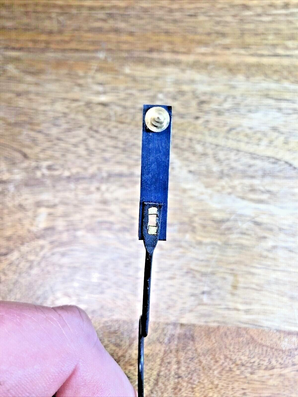 5 1/2 Inch Long Korean Clock Pendulum Rod and Spring (K7160)