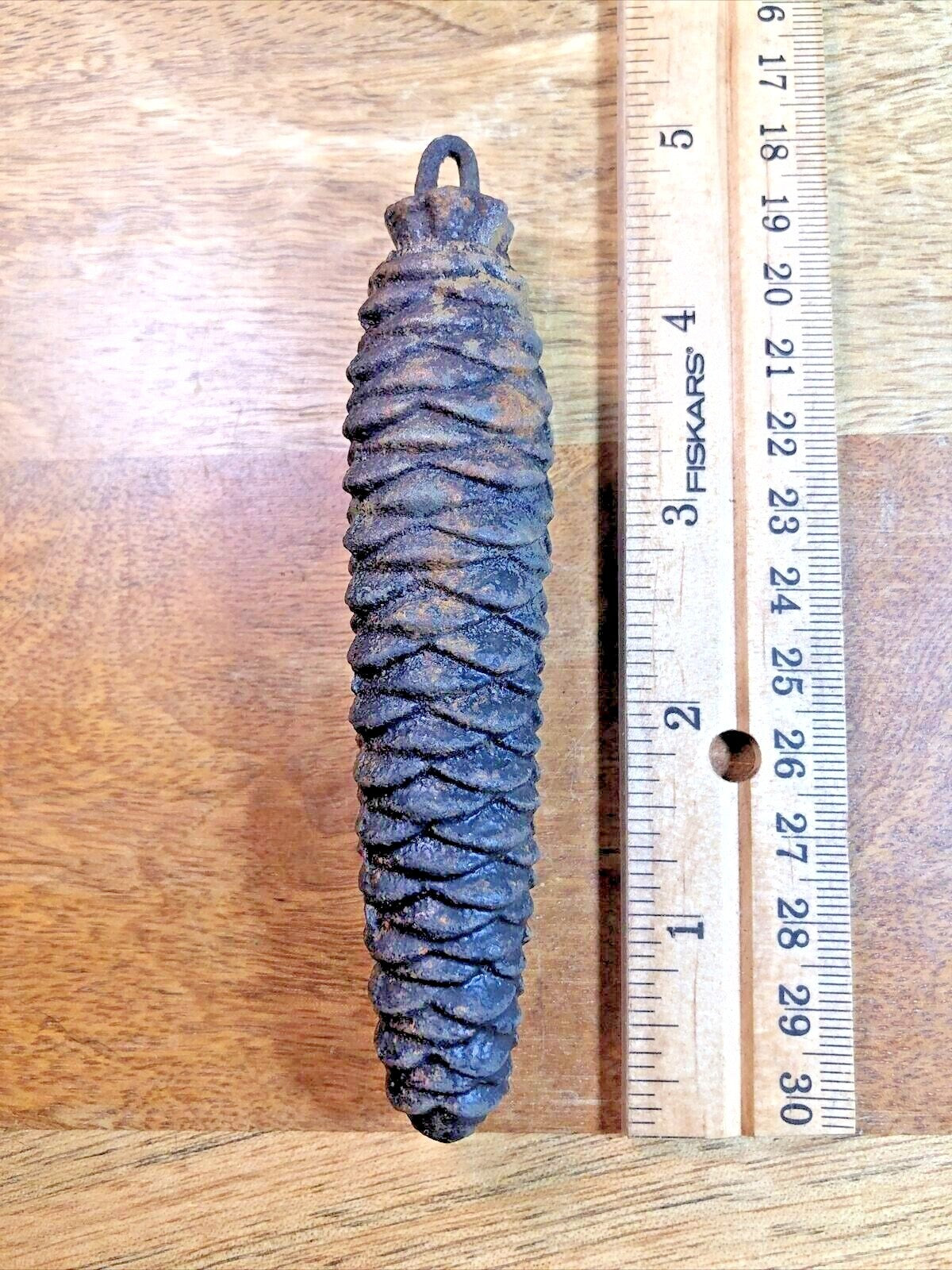 Old Cuckoo Clock Weight 260 grams or 9.2 oz German Black Forest (K7714)
