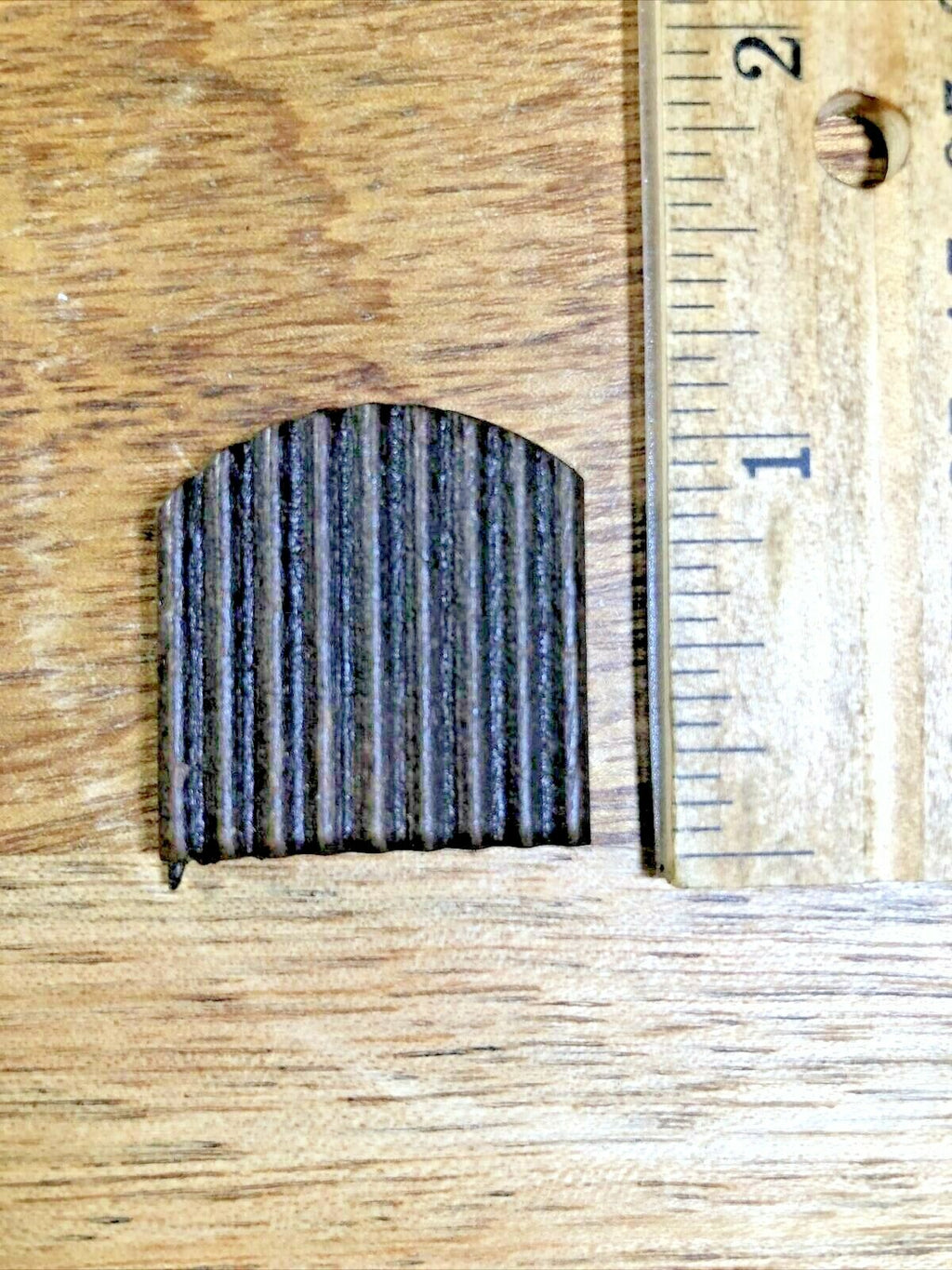 Vintage Cuckoo Clock Door Wood 27.96mm X 25.97mm   (K5015)