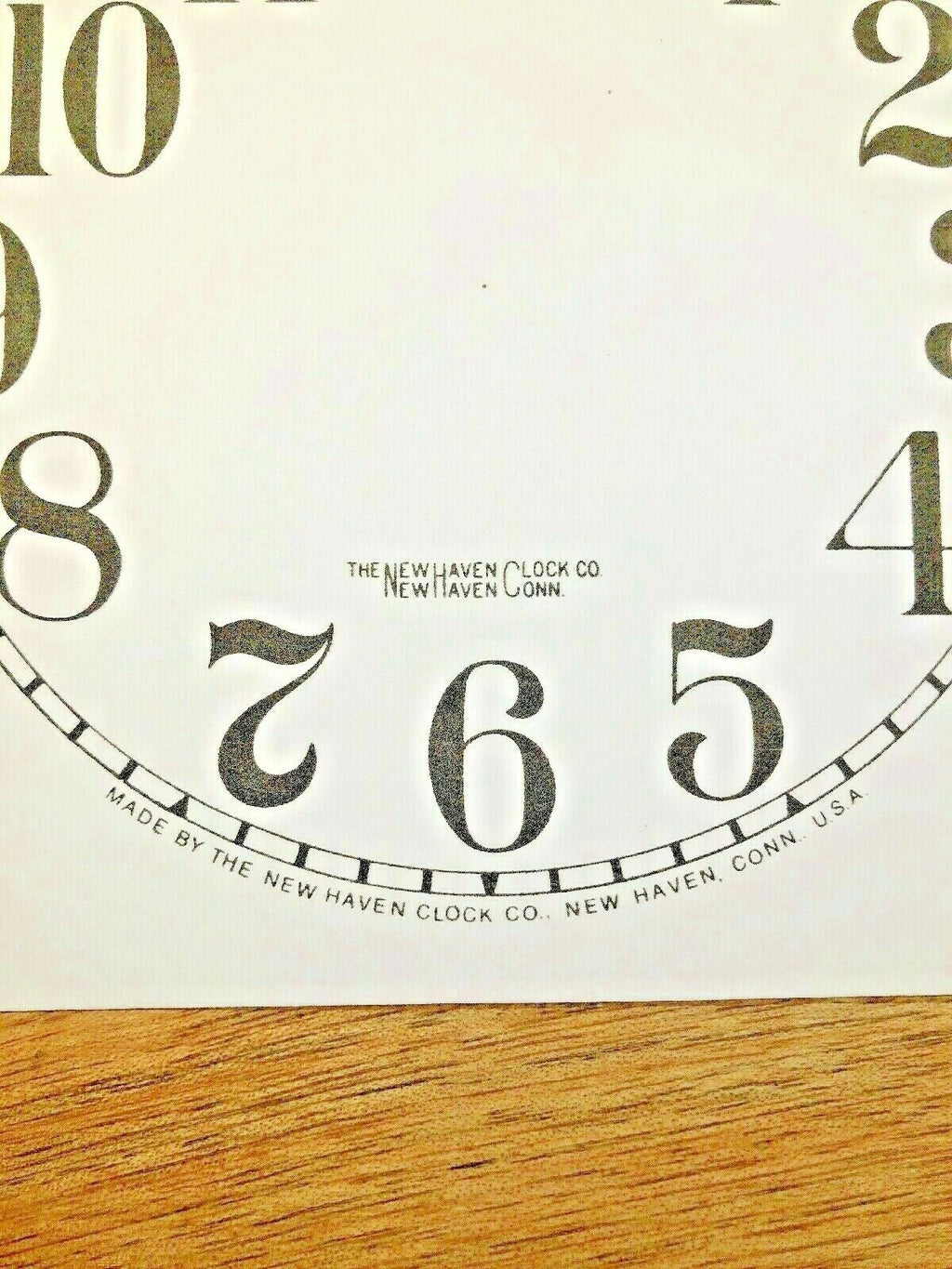 5" New Haven Clock Paper Dial, Arabic             (Lot 180)