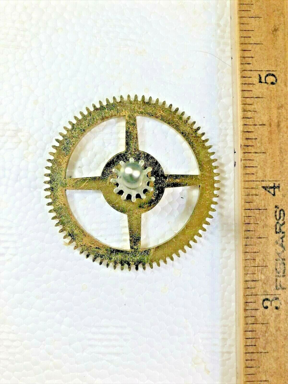 Seth Thomas A208-000 (Hermle 141-031) Clock Movement Time Side 2nd Wheel (K6895)