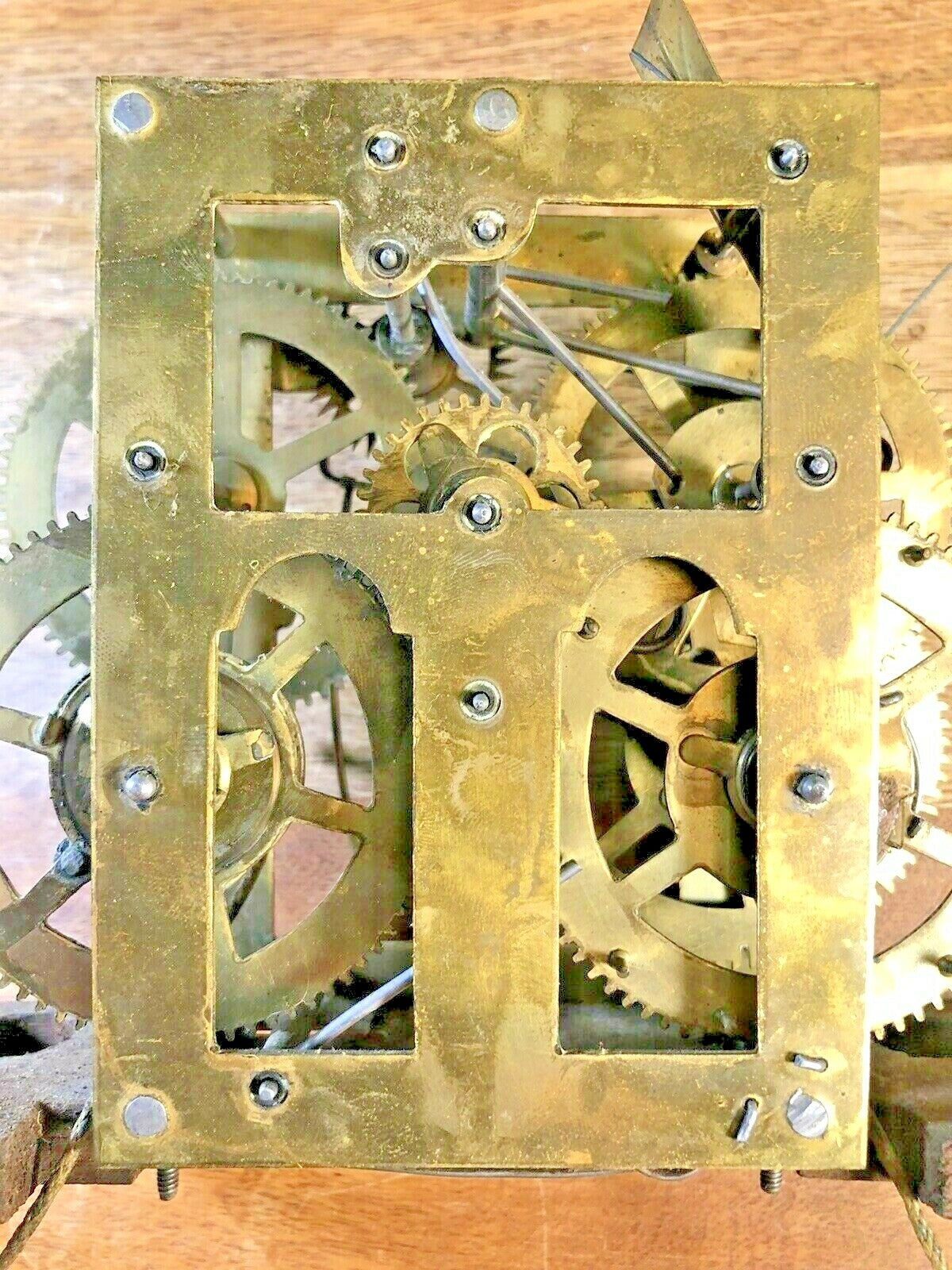 OG Clock Time Side 2nd Wheel (See Pics to ID Mvmt) (K5956)