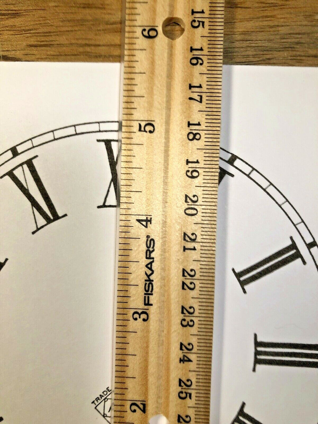 5 Inch Ansonia Clock Replacement Paper Dial             (Lot142)