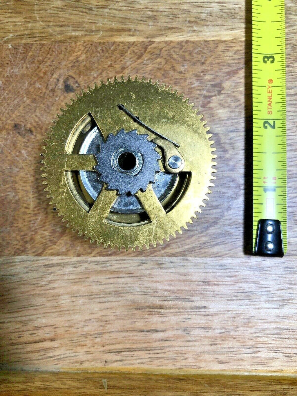 Unknown Make Clock Cable Drum 55mm Diameter Gear 31.72mm Shaft (K9513