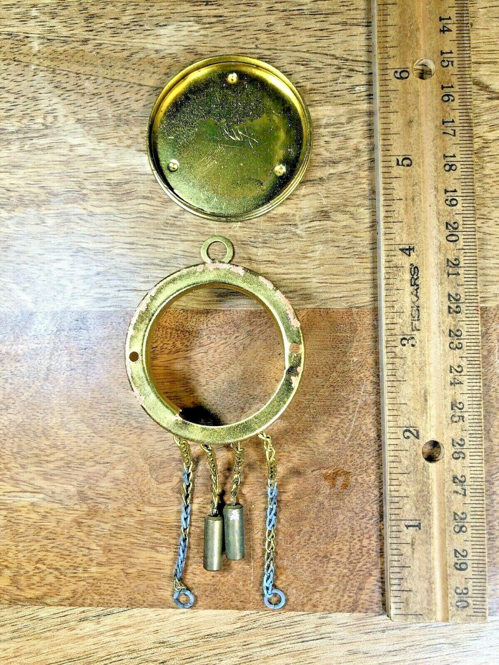 Vintage Small Juba Novelty Clock Movement Can (K6754)