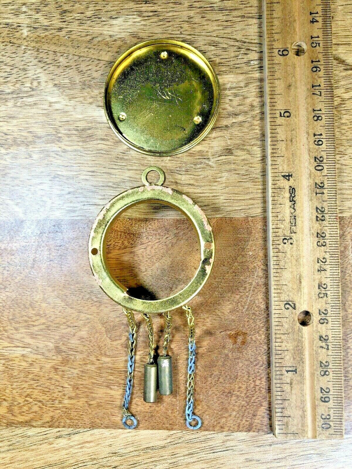 Vintage Small Juba Novelty Clock Movement Can (K6754)