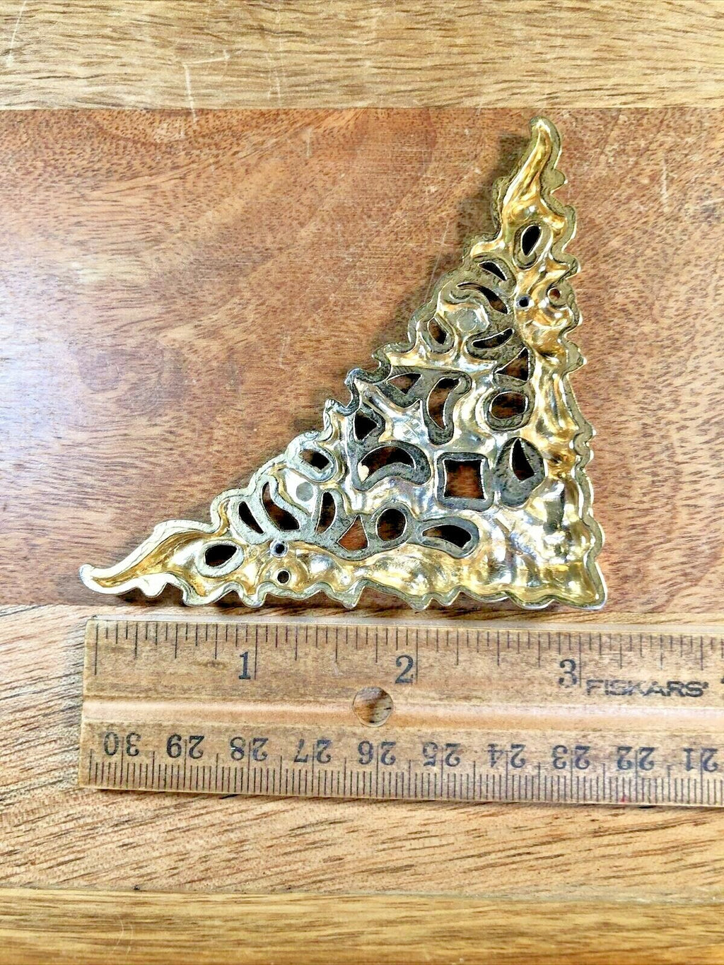 NOS Thick Brass Clock Case Decoration  (K7013)