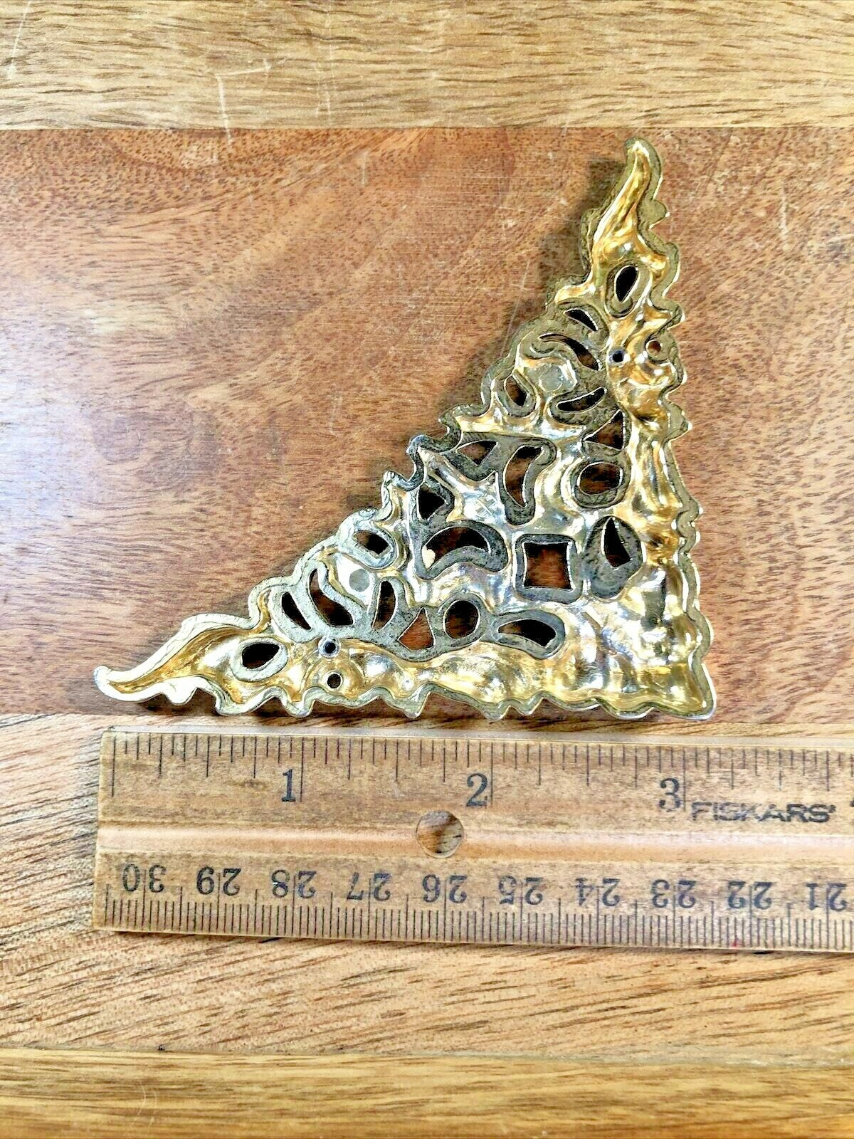 NOS Thick Brass Clock Case Decoration  (K7013)