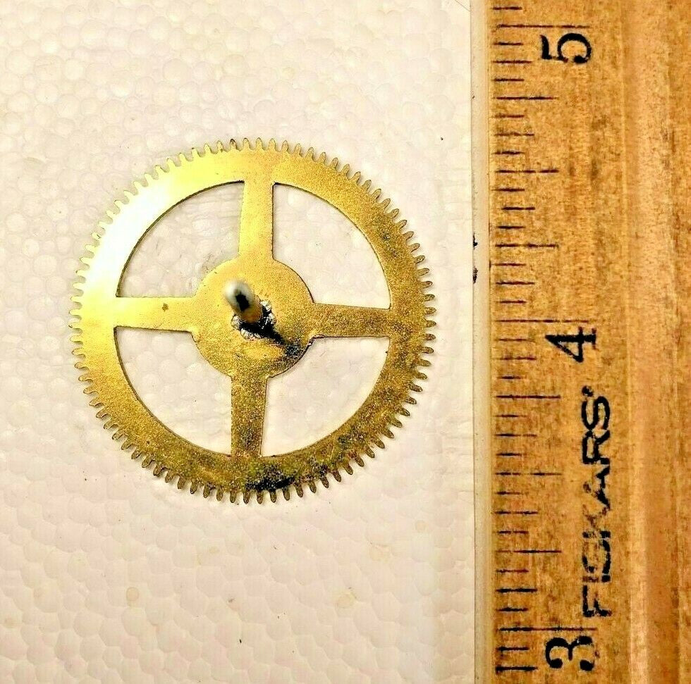 Seth Thomas A208-000 (Hermle 141-031) Clock Movement Time Side 4th Wheel (K6896)