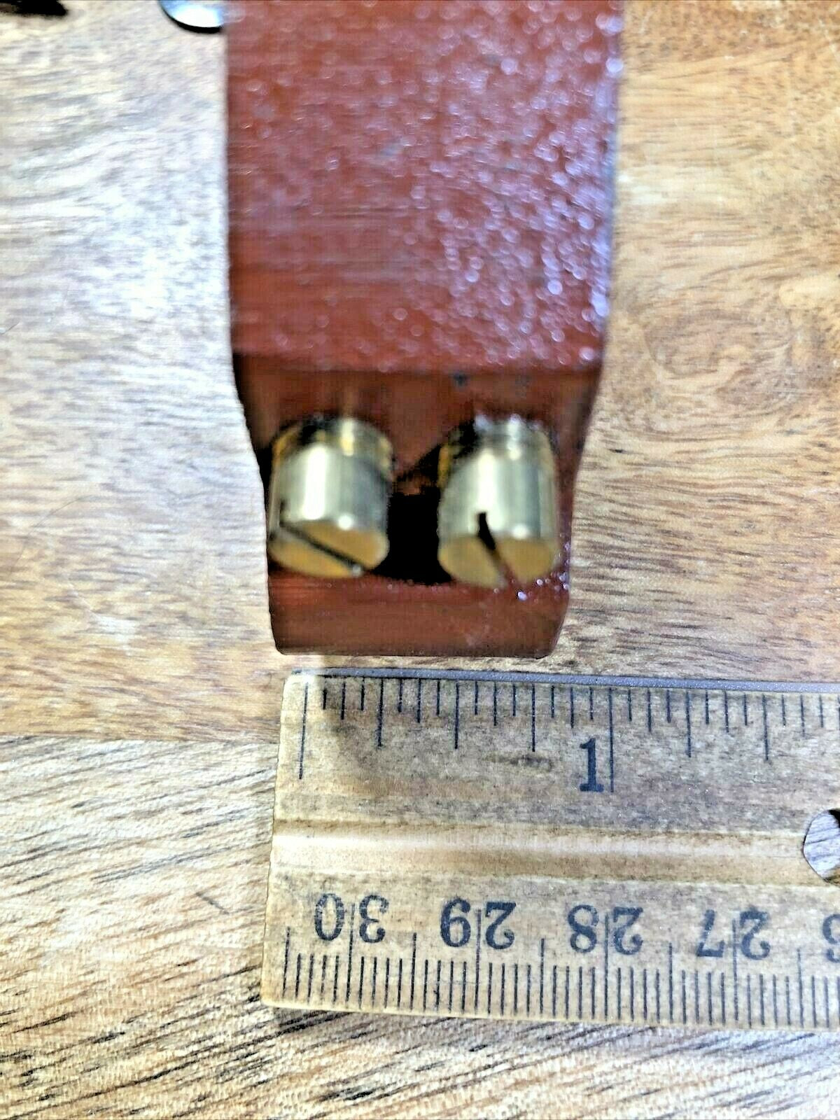 2 Rod Clock Chime Bar 6 1/8 Inches Long Stamped 1482    (LL5103)