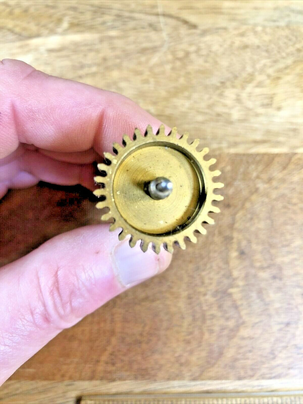Jauch Triple Chime Clock Movement Chime Drum (See Pics to ID Mvmt) (K6170)