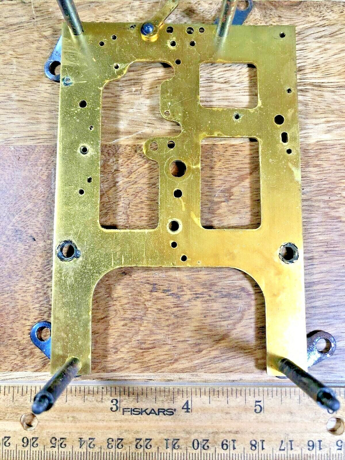 Gilbert Clock Movement (Stamped 23) Front Plate (Pivot Holes Look Good)(K5638)