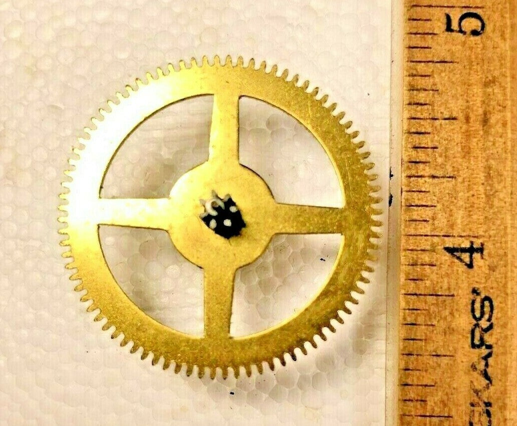 Seth Thomas A208-000 (Hermle 141-031) Clock Movement Time Side 4th Wheel (K6896)