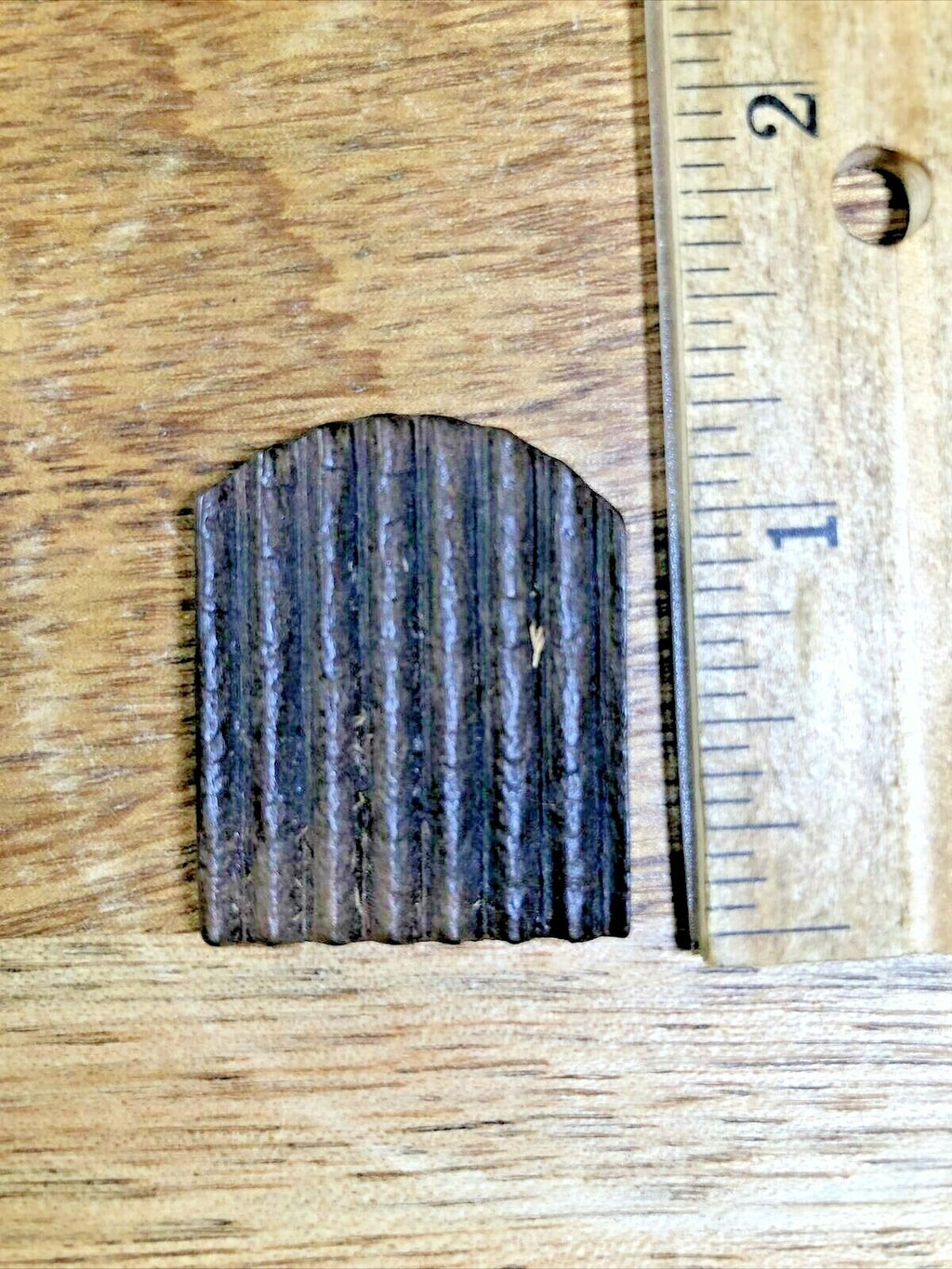 Vintage Cuckoo Clock Door Wood 31.80mm X 25.84mm   (K5016)
