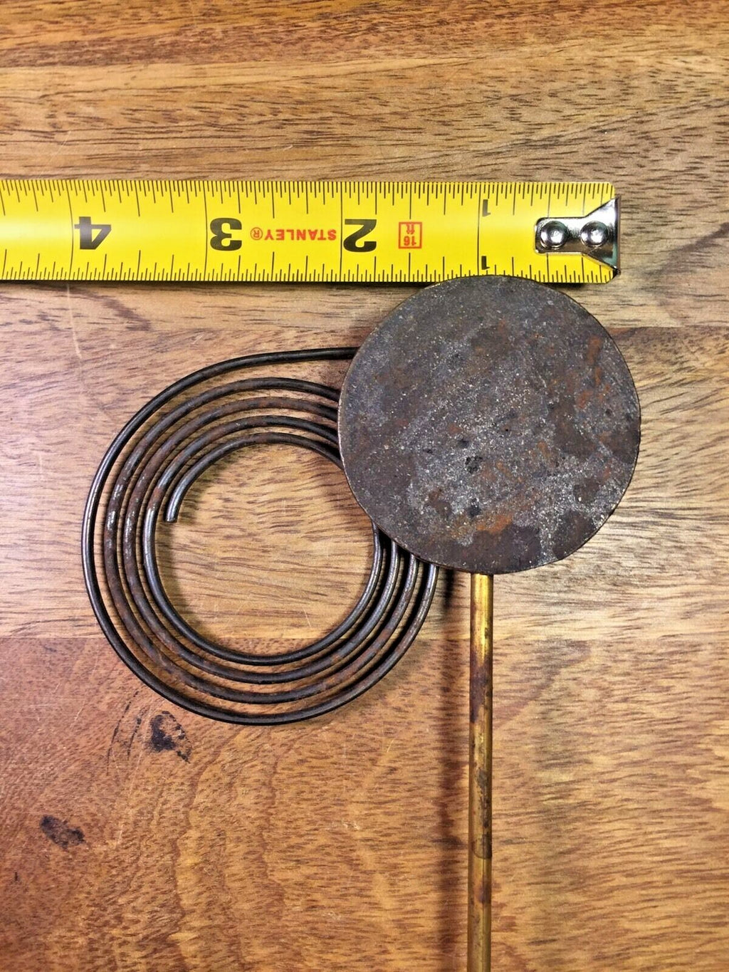 Herschede Mantle Clock Gong - Vintage Clock Parts (K7676)