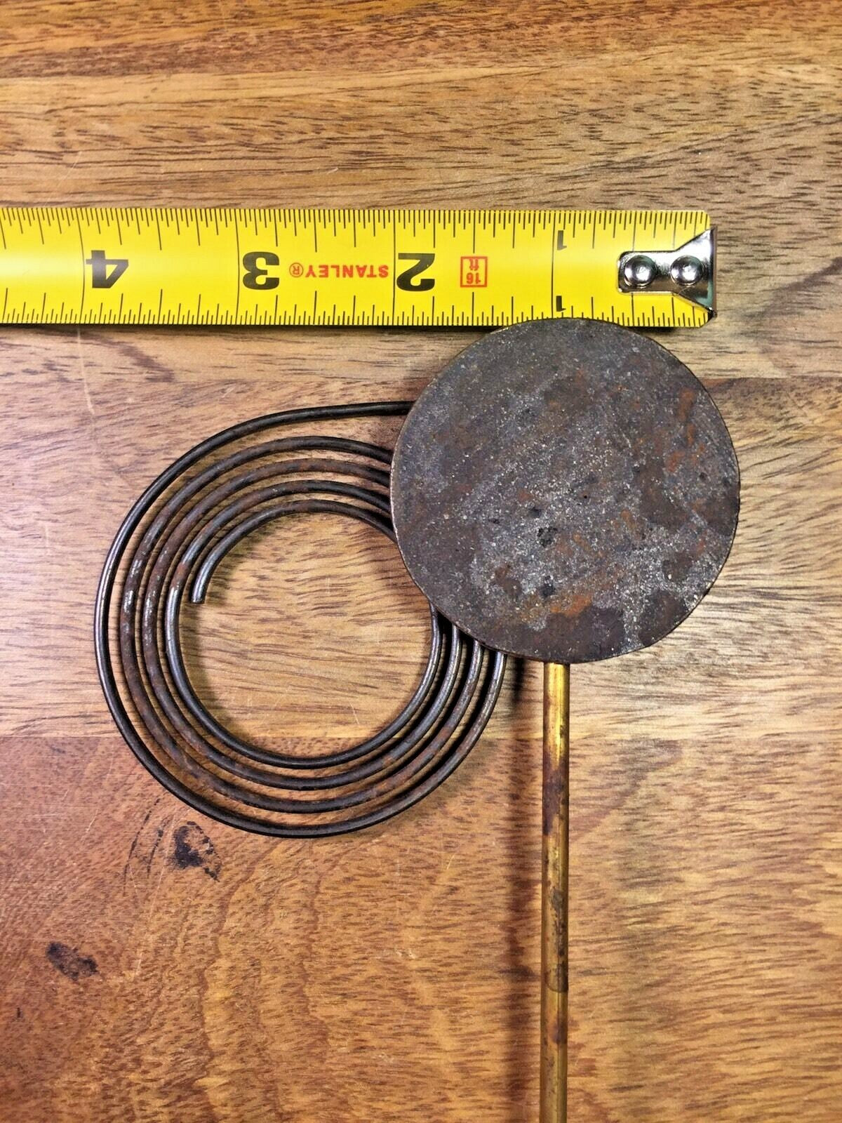Herschede Mantle Clock Gong - Vintage Clock Parts (K7676)
