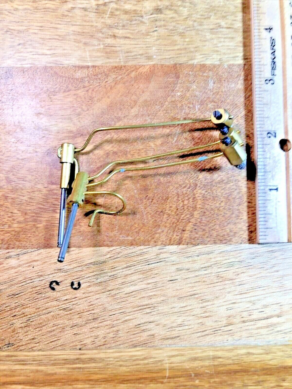 Old Jauch Clock (PL 12cm) 3 Hammer Assembly (See Pics To ID Movement) (K7391)