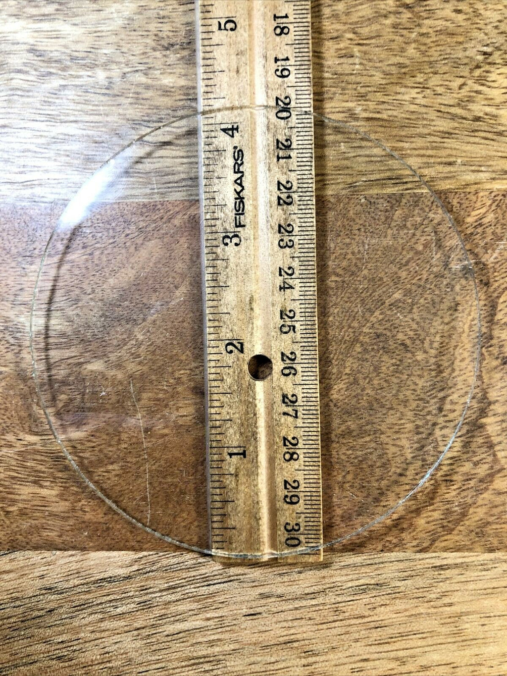 4.14 Inch or 105.28mm Diameter Flat Clock Glass  (K5942)