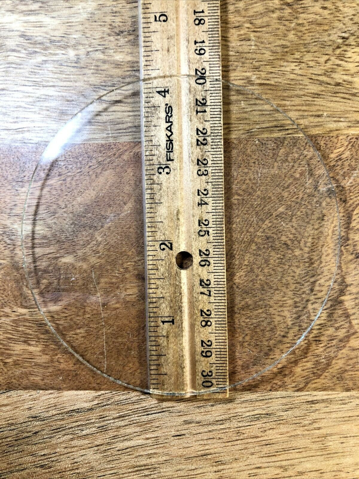 4.14 Inch or 105.28mm Diameter Flat Clock Glass  (K5942)