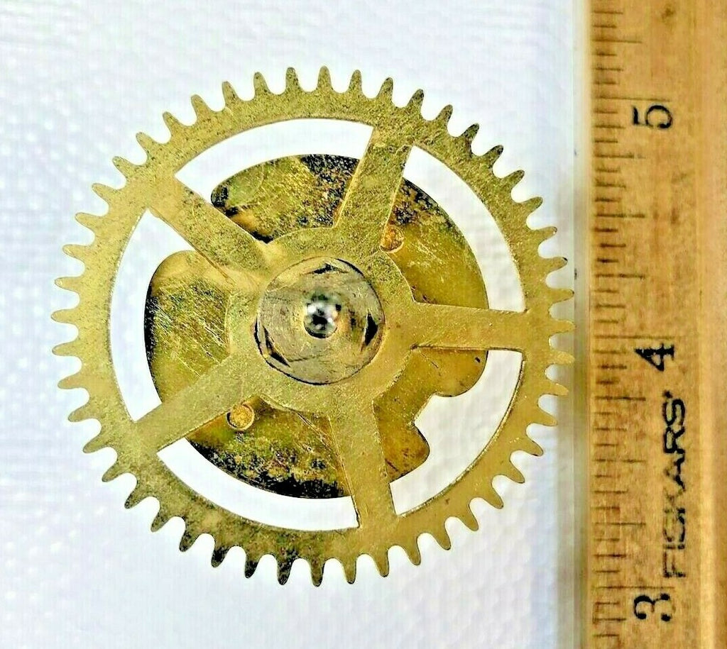 Made In Japan Clock Movement Strike Side 3rd Wheel (See Pics to ID Mvmt) (K6381)