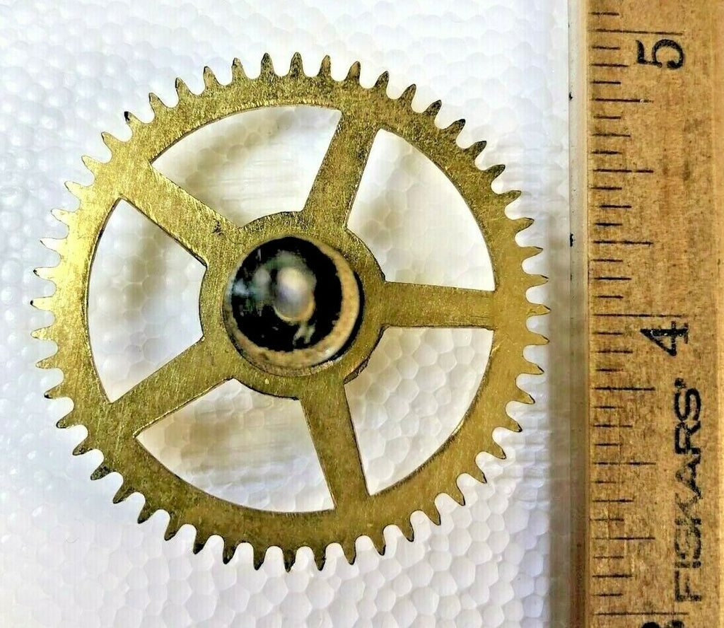 Made In Japan Clock Movement Strike Side 2nd Wheel (See Pics to ID Mvmt) (K6382)