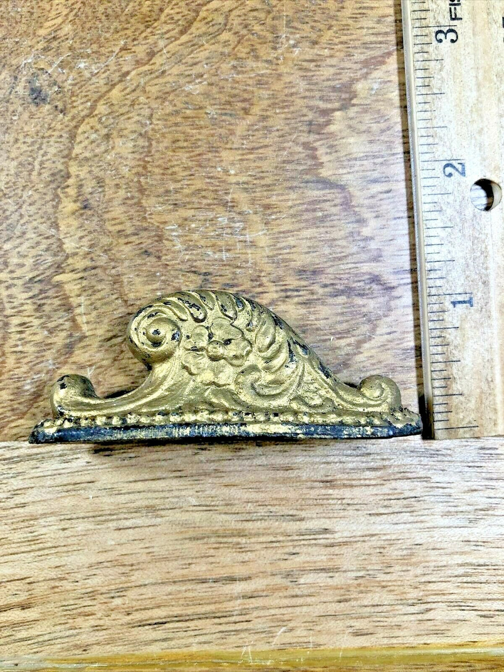 Antique Mantel Clock Side Arm - Vintage Clock Parts (K1883)