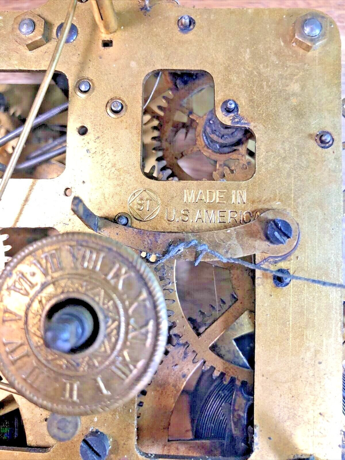 Seth Thomas 89D (Circa 1907) Clock Movement Count Wheel (K7558)