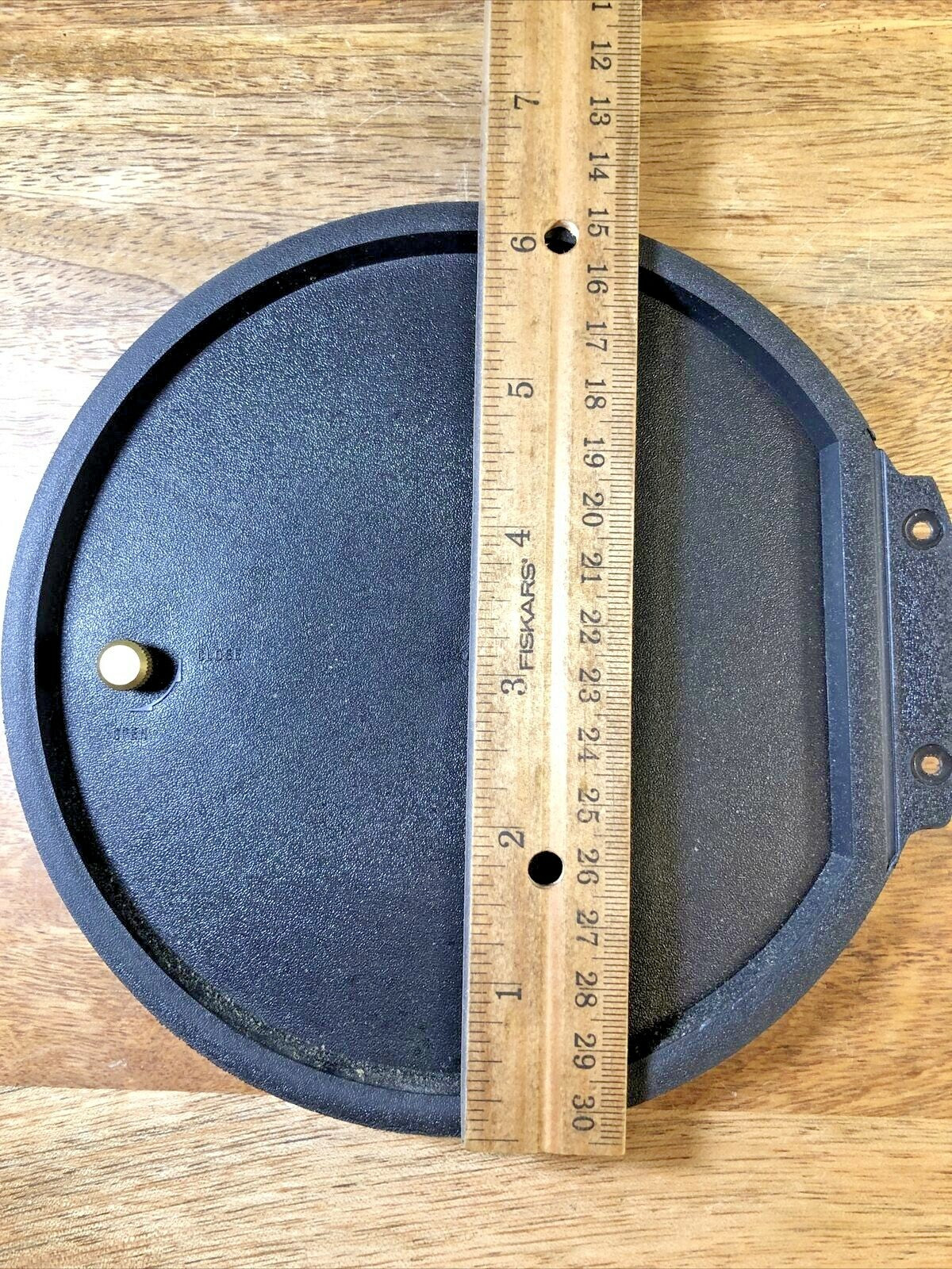 Plastic Mantel Clock Back Door  (K5986)