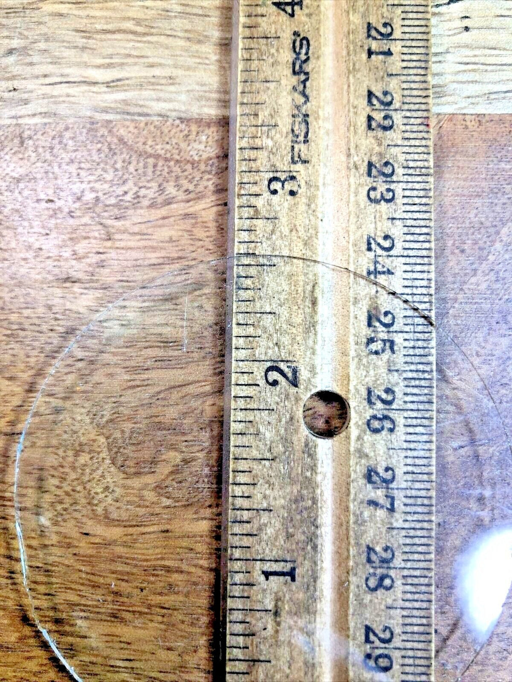 1.15mm Thick And 2.55 Inch Or 64.69mm Diameter Flat Clock Glass    (K7182)