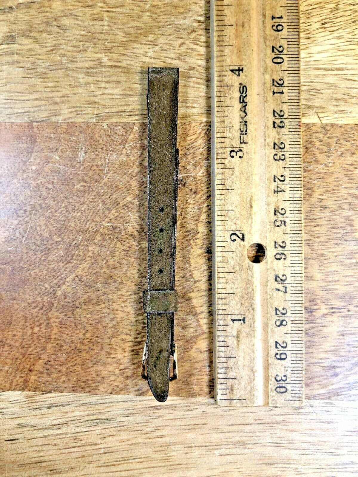 Vintage Speidel (NIB) Brown & Gold Watch Band (9.5mm or 3/8")(K6252)