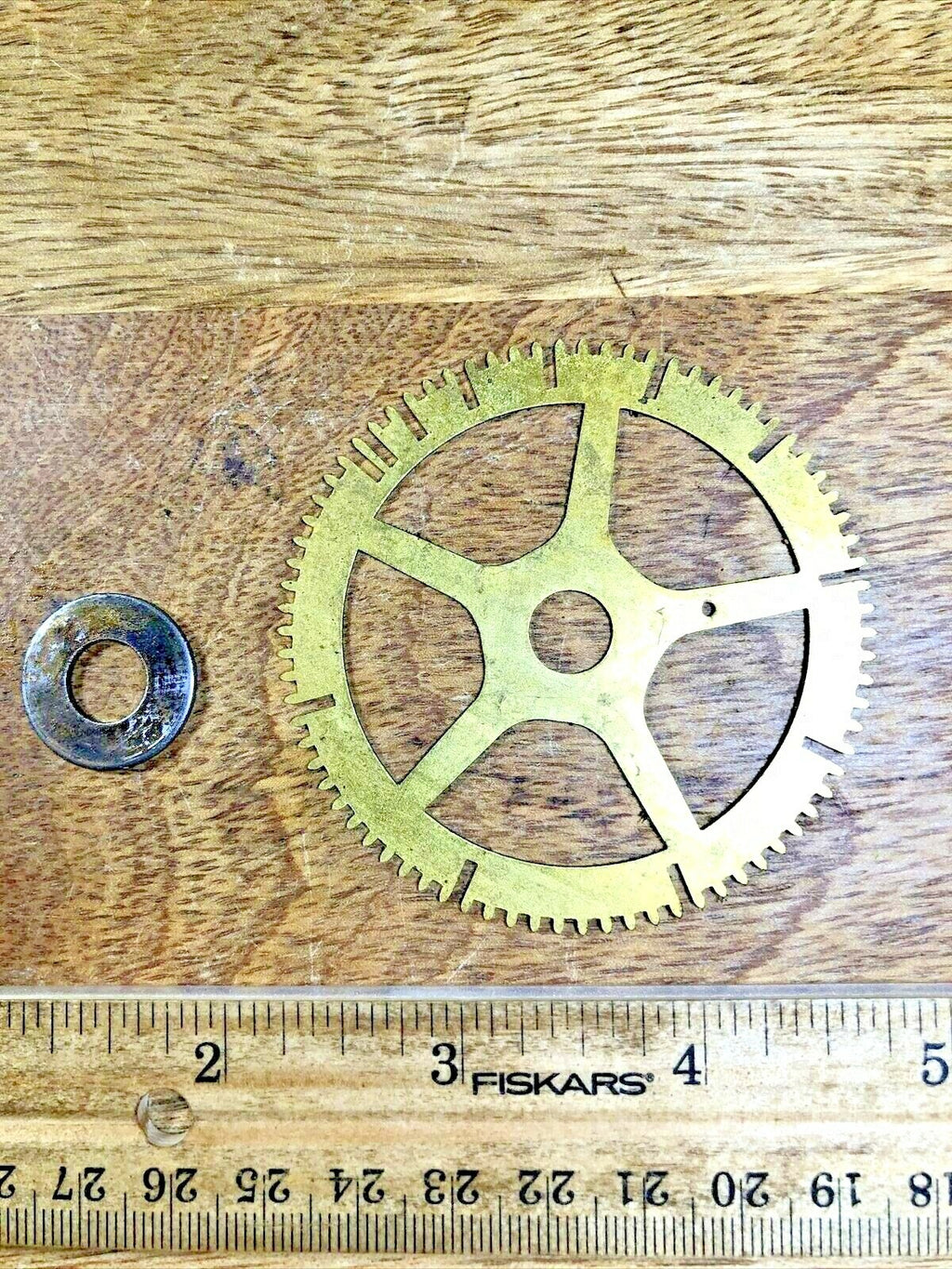Old Sessions 8 Day Clock Movement Strike Count Wheel  (K2018)
