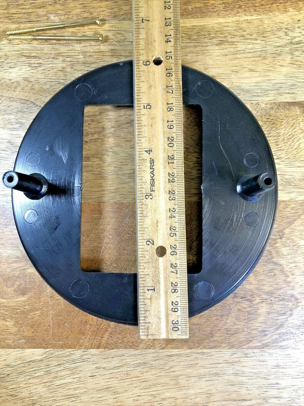 Plastic Mantel Clock Back Door For Quartz Clock Movements (K5985)