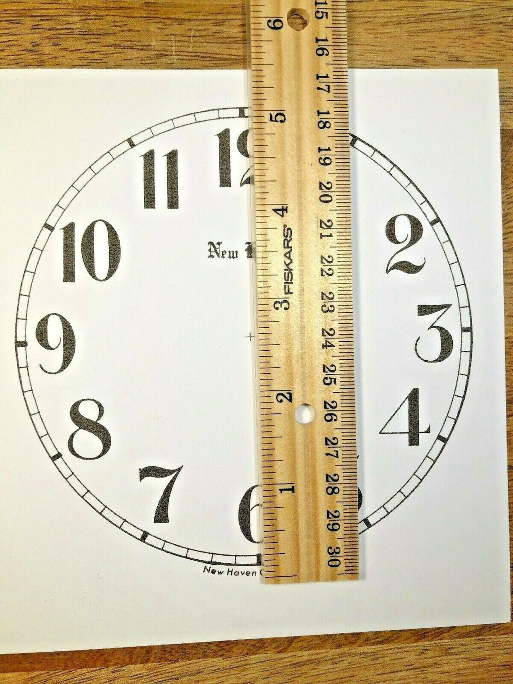 5" New Haven Clock Paper Dial, Arabic             (Lot 179)
